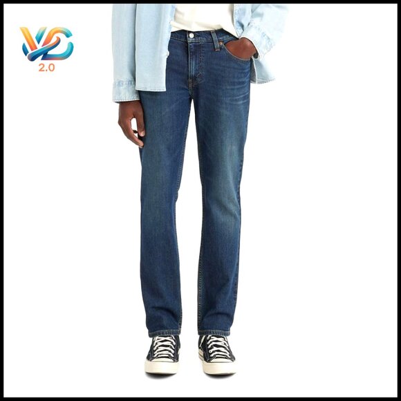 Slim Fit Jeans Modern Classic Stretch Denim Low Rise Casual Wear
